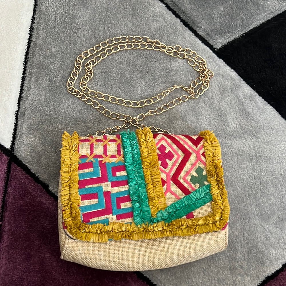 NANETTE LAPORE CROSSBODY CLITCH BOHO BAG